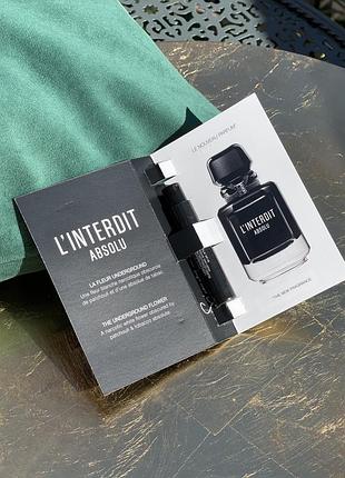 Тестер парфуму givenchy l'interdit absolu, 1мл