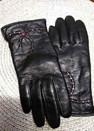 Перчатки кожанные, р.7 и 1/4, из германии, новые.