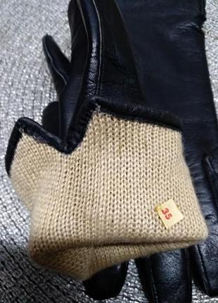 Перчатки кожанные, р.7 и 1/4, из германии, новые.