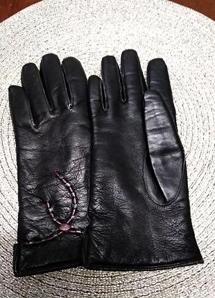 Перчатки кожанные, р.7 и 1/4, из германии, новые.