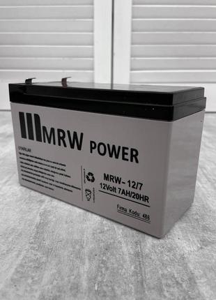 Акумуляторна батарея mervesan mrw-12/7l 12 v 7 ah