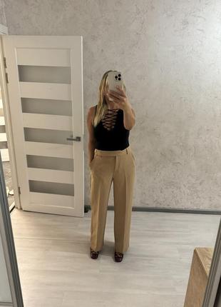Брюки бежеві zara
