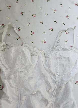 Винтажный милый корсет ретро стиль coquette винтаж y2k корсаж корсетный топ топик...