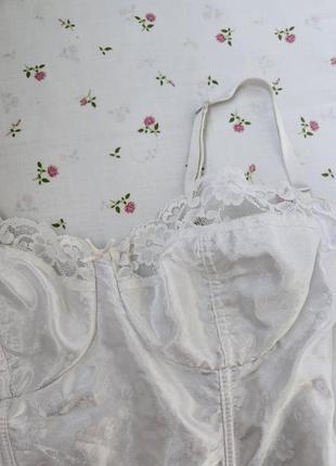 Винтажный милый корсет ретро стиль coquette винтаж y2k корсаж корсетный топ топик...