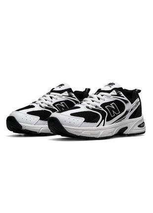🩰женские кроссовки new balance 530 black white