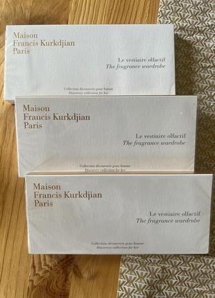 Дискавери сет набор женских нишевых духов от maison francis kurkdjian