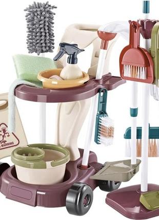 Дитячий ігровий набір для прибирання xxl 18в1 kruzzel 24747 польща