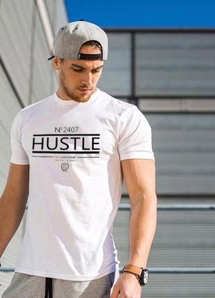 Белая мужская футболка от sport line спортивная