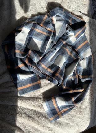 Нежная теплая рубашка в стиле zara