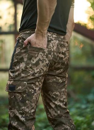 Штаны-джоггеры зимние intruder flash в пиксельный камуфляж