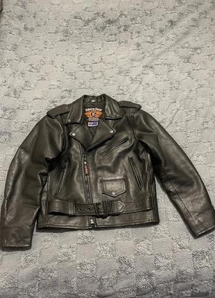 Оригинальная кожаная куртка косуха australia bikers gear