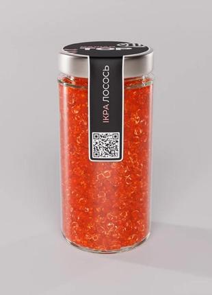 Ікорний продукт capsfood ікра червона лосось premium 500 грамів