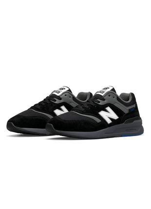 👟мужские кроссовки new balance 997h black white gray