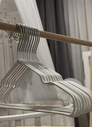 Вешалки плечики для одежды детские металлические набор 10шт