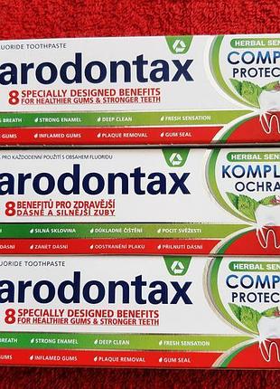 Зубна паста parodontax complete protection herbal sensation пародонтакс