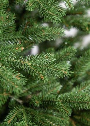 Литая альпийская елка 1,5м 150см зеленая новогодняя праздничная