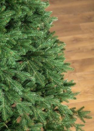 Литая альпийская елка 1,5м 150см зеленая новогодняя праздничная