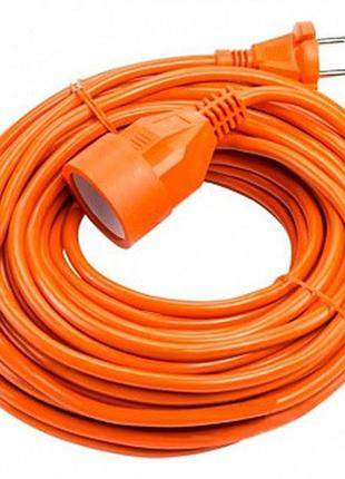 Удлинитель пвс 2*1,5 мм 10 м для электро и садового инструмента влагозащитный ip20