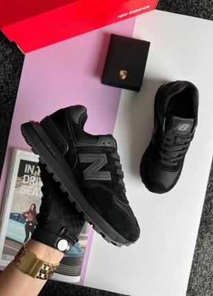 Женские кроссовки new balance classic prm black grey reflective