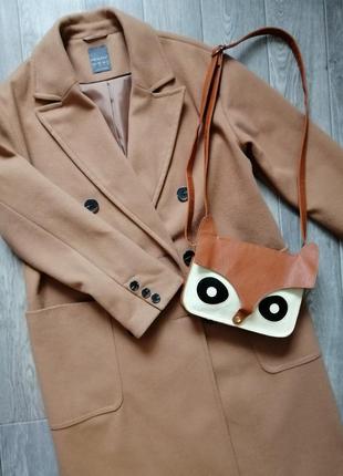 Пальто осіннє жіноче primark camel