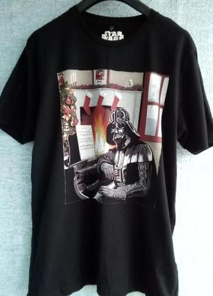 Мужская футболка star wars с принтом. dart vader дарт вейдер звездные войны.