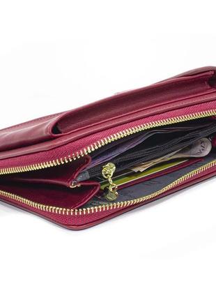 Жіночий гаманець baellerry n8591 red сумка-клатч для телефону грошей банківських карток