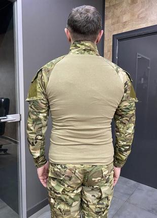 Армейская кофта убакс, мультикам, размер xl, с пазами под локти, yakeda combat, тактическая рубашка убакс ll3 фото