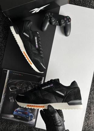 Мужские кроссовки reebok classic new black white