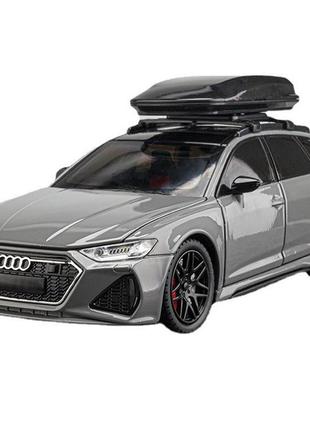 Іграшкова машинка audi rs6 металева інерційна масштаб 1:24