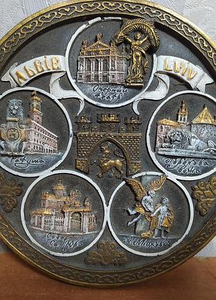 Настенная тарелка украина.львів.