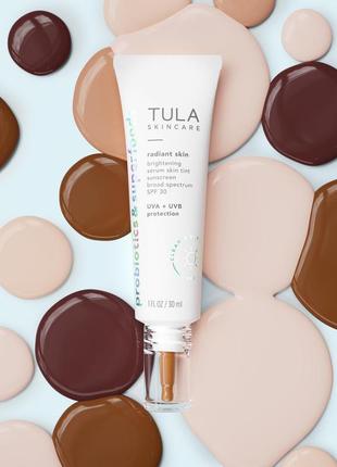 Tula serum skin tinted sunscreen face protection spf 30 - оттенок 05 light neutral