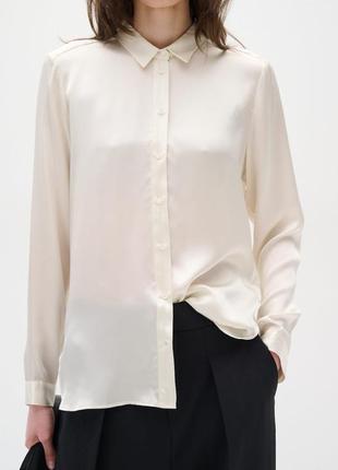 Шелковая премиальная рубашка, блуза inwear leonore 36 - s