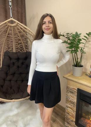 Гольф гольфик новий білий світлий водолазка светр