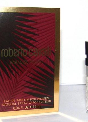 Пробник roberto cavalli paradise found. оригинал.