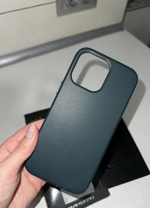 Чехол кейс на айфон 14 о макс wave зеленый