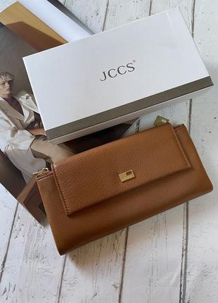 Женский кожаный кошелек портмоне jccs