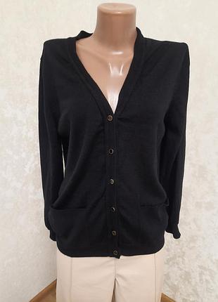 Базовий кардиган кофта з 100% вовни меріноса