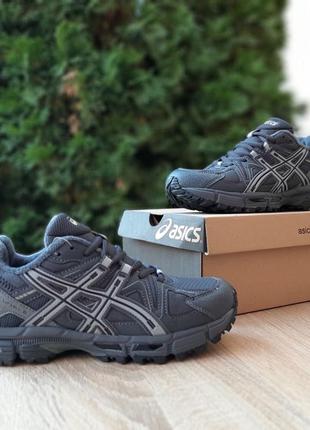 Чоловічі  зимові кросівки asics gel player 8 темно сірі