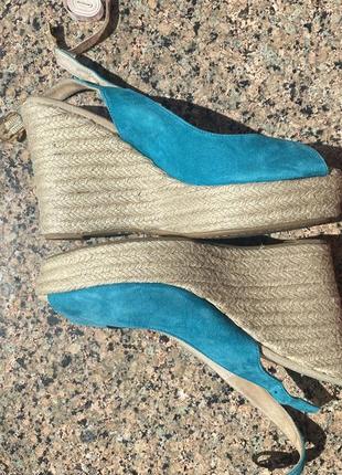 Босоножки эспадрильи туфли сандалии. натуральный замш8 фото