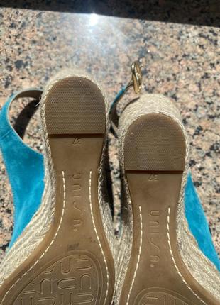 Босоножки эспадрильи туфли сандалии. натуральный замш6 фото