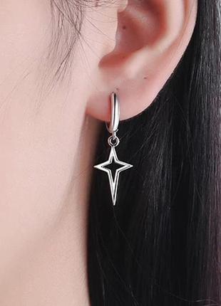 Серьги звезды easypick. серьги в виде звезд. серьги звездочки  хіт!