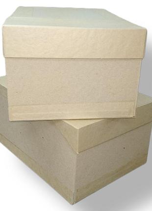 Архивные короба для систематизации документов из переплётного картона (оклеенный)...