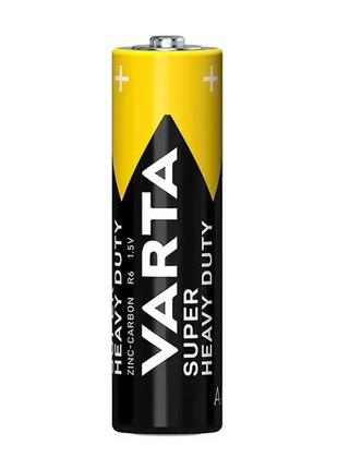 Элемент питания батарейка солевая varta super heavy duty aaa / zinc-carbon r03 (мини-пальчиковая) 3шт2 фото