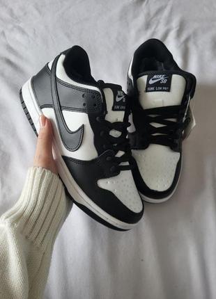 Кеди nike sb dunk low black winter кросівки зимові жіночі