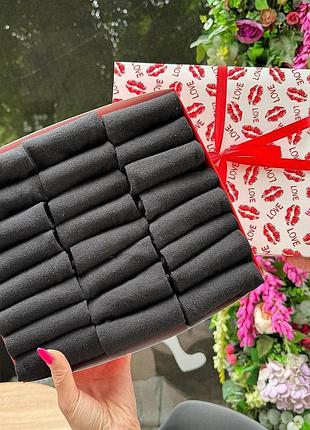 Набір жіночих коротких шкарпеток на 24 пари 36-40 р в коробці із стрічкою літо