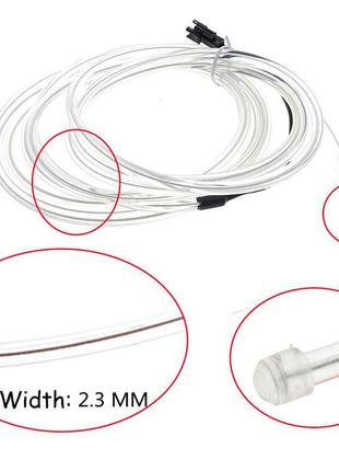 Топ! світлодіодна стрічка shop4all зелена провід 3м led неонове світло з контролером4 фото