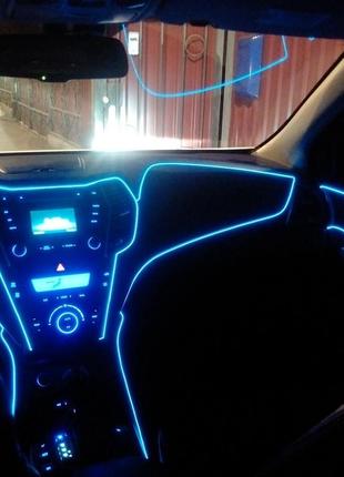 Топ! світлодіодна стрічка shop4all зелена провід 3м led неонове світло з контролером6 фото