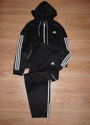 Женский спортивный костюм plus size adidas2 фото