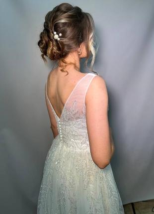 Невероятное свадебное платье4 фото