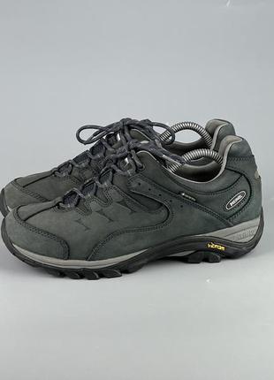 Фирменные кожаные трекинговые кроссовки meindl gore-tex (не промокают)